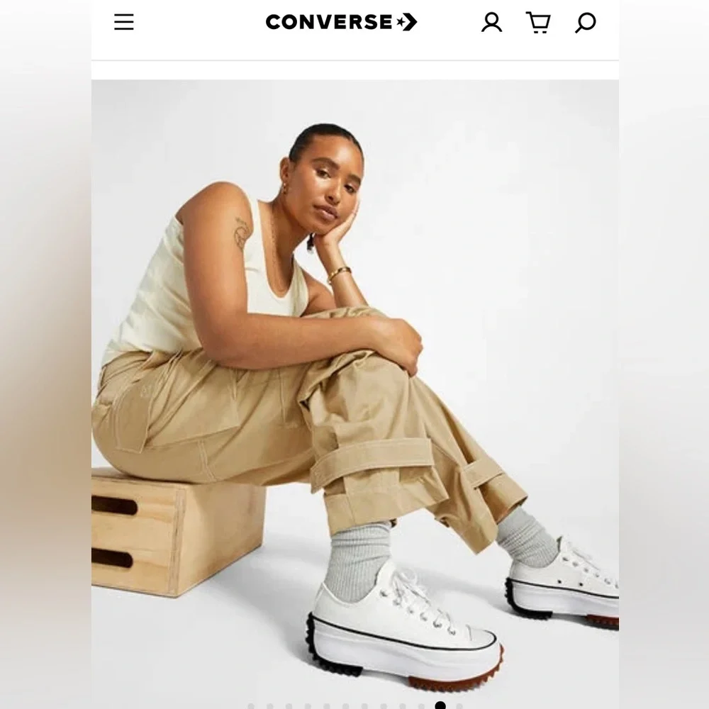 Converse Run Star Hike. Women’s size 7. White. - Picture 9 of 11